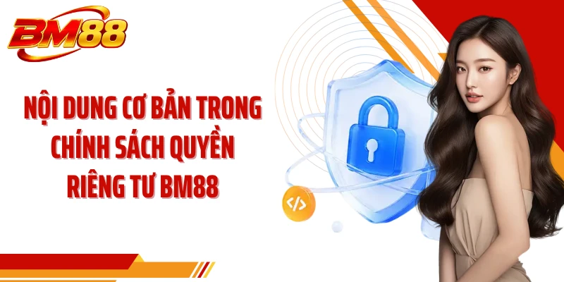 Nội dung cơ bản trong chính sách quyền riêng tư BM88