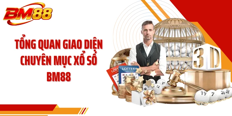 Tổng quan giao diện chuyên mục xổ số BM88